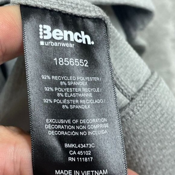 Bench Urbanwear Mens Full-Zip Jacket Size L Moisture-Wicking Gray a0027 - Picture 6 of 8